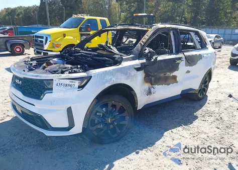 2023 Kia Sorento Sx z USA, uszkodzony, nr VIN 5XYRK4LF4PG202899